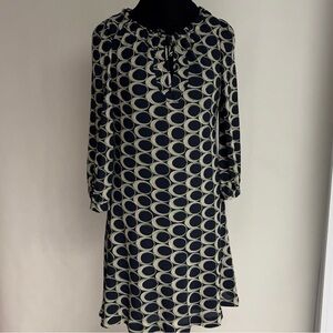 MOULINETTE SOEURS Shift Geometric Midi Dress NWOT